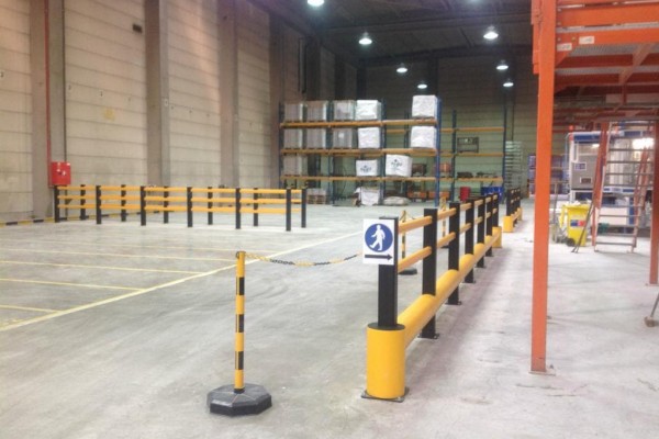 Boplan Safety Barriers installed in Chemical Factory