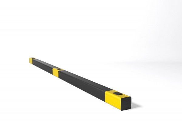 Kick rail in flexible polymer Kerb